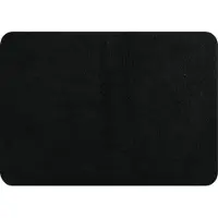 Spirella MSV Campus Badmat 50x70 cm – Absorberend Zachte Badkamer Mat in Zwart voor Douche en Bad
