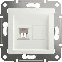 Schneider Electric EPH4170121D RJ11-telefoonaansluitdoos Asfora Wit (RAL 9003) 1 stuk(s)