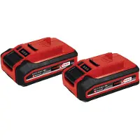Einhell Twinpack 3.0 Ah Plus Accu - Power X-Change - 18 V/Li-ion - 2x 3.0 Ah accu - Max. vermogen: 900 W - Active Accu Management Systeem