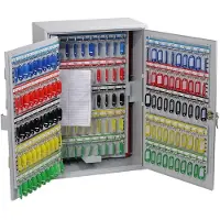 Phoenix Commercial Sleutelkast met Sleutelslot en 200 haken KC0604K 550 x 380 x 140mm