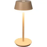 Konstsmide Tuin Tafellamp Lyon | 2.5W LED | Zand Aluminium | 2700K/3000K/4000K | IP54 | RGB | Dimbaar
