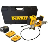 DeWalt DCGG 571 D2K accu vetspuit 18 V + 2x accu 2.0 Ah + lader