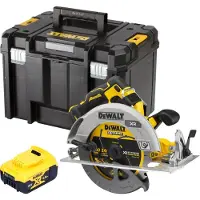 DeWalt DCS 573 NT accucirkelzaag 18 V 190 x 30 mm borstelloos + 1x accu 5.0 Ah + TSTAK - zonder lader