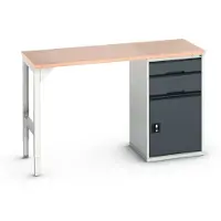 Bott Verso Werkbank | 2 Lades | 1 Deur | Breedte 1500mm | Multiplex | RAL 7016 - 16921902.19