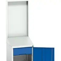 Bott Verso Werktafel | Met Gatenplaat | 525x75x870mm | RAL 7035 - 16926980.16