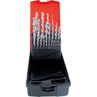 Format Spiraalboor DIN338 HSS Type W 1,0-10,5mm incl. kerngatboor