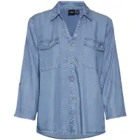 Vero Moda Blouse 'VMBREE' blauw denim