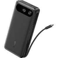 Anker powerbank (20.000 mAh, 87 W, ingebouwde USB-C-kabel) B2B - UN (CN en EU niet inbegrepen) - Zwart iteratie 1
