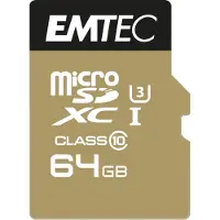 Emtec MicroSDXC Class 10 64GB + Adapter