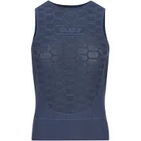Q36.5 Basislaag 1 Marineblauw ondershirt met bandjes, Maat Z/M
