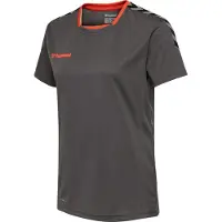 Hummel Authentic Poly Short Sleeve T-shirt Geel,Paars XS Vrouw