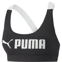 Puma Fit Medium Impact Sports Top Zwart XS Vrouw