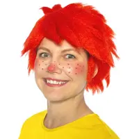 Metamorph Pumuckl Pruik - Kostuum Pruik Voor Carnaval