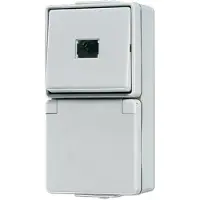 JUNG wandcontactdoos met beschermcontact - 671W