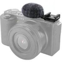 SmallRig 3526 Cold Shoe Adapter with Windshield for Sony ZV-E10 and ZV-1