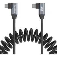 SmallRig 4793 USB-C Right Angled-to-Right Angled Coiled Data Cable