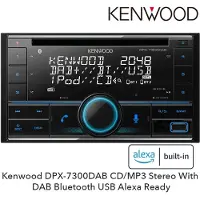 Kenwood DPX-7300DAB Autoradio dubbel DIN Aansluiting voor stuurbediening, DAB+ tuner