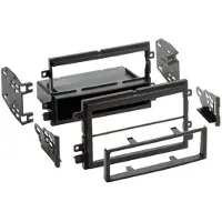 ACV 2-DIN frontpaneeladapter met opbergvak voor Ford / Mercury zwart