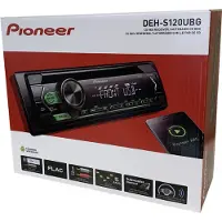 Pioneer DEH-S120UBG - CD/MP3-Autoradio Groen met USB / AUX-IN