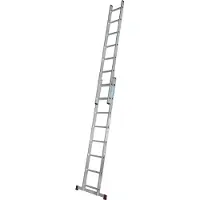 Krause Corda aluminium schuifladder, 2x8 treden, 2-delig
