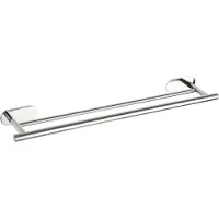 Wenko Orea turbo-loc handdoekhouder duo RVS glans