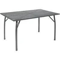 Greemotion tuintafel Toulouse, 140 x 90 x 72 cm, ijzergrijs