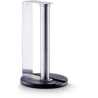 Zeller 24857 PORTE ESSUIE-TOUT EN ACIER INOXYDABLE ET EN PLASTIQUE, Ø 17 CM, HAUTEUR 30 CM