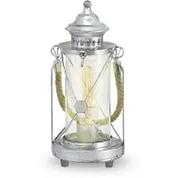 Eglo tafellamp Bradford zilver 60W