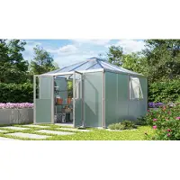 Pergart Metalen Tuinhuis Universum - 322x322cm - Dubbele Deur