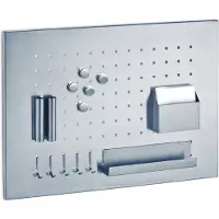 Zeller 11125 Magnettafel 50,0 x 35,0 cm silber