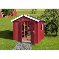 Weka Tuinhuis 349 - Rood - 240x246cm