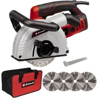 Einhell Muurfrees TE-MA 1700 - 1700 W - Ø150 mm - Groefdiepte 8-40 mm - Groefbreedte 8-38 mm - Stofafzuiging - Incl. 4x diamantslijpschijven