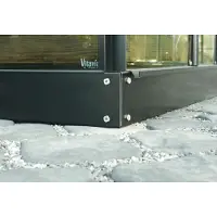 Vitavia Fundatieframe Voor Broeikas 3800 - 12,5cm - Zwart