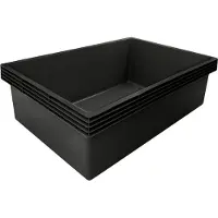 Ubbink Victoria Quadro 7 zwart container 980l 60x175x118 cm