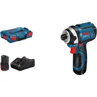 Bosch Professional GDR 12V-105 Schroefmachine - Met 2x 12V accu (2.0 Ah) en lader - in L-Boxx