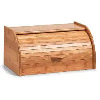 Zeller broodtrommel de Luxe - Bamboe - met deksel - 40 x 26 x 20 cm - 20 liter - Brooddoos - hout