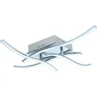 Eglo Design plafondlamp Valmora 4-lichts grijs
