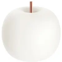 Kdln Design tafellamp KUSHI 16, wit / opaal, Woon-/ Eetkamer, Glas, Design, tafellamp