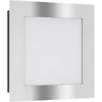 LCD Wandlamp buiten met bewegingssensor 3006, alu / grijs / zink, Roestvrij staal, Modern
