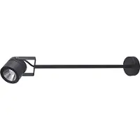 LCD LED wandspot voor buiten 5012, zwart, aluminium, glas, 68 cm 5012, zwart, Aluminium, Modern, LED buitenlamp