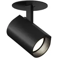 Wever & Ducre Ceno Semi- Recessed 1.0 LED Inbouwspot Black Matt | Concrete Ceiling | 2700K
