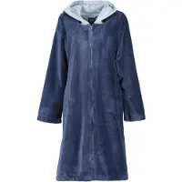 Cawö Badjas Home 841 Women Capuchon & Rits Sea-36 / 38
