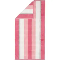 Cawö Handdoek Noblesse Stripes Altrosa (Set van 3)
