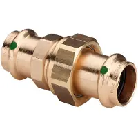 Viega Sanpress koppeling 3-delig SC brons 54mm 226329
