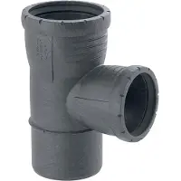 Geberit Silent-Pro aftakking 87,5°, DN 125 / 125, dø 125 mm, 393.652.14.1