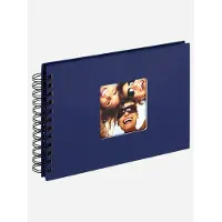 Walther design SA-109-L Fun - Spiraal album - Formaat 23 x 17 cm - Blauw