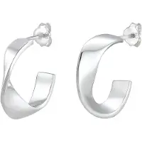 Elli Oorbellen 'Creole' zilver