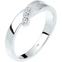 Elli DIAMONDS Ring zilver / wit