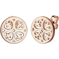 Elli Oorbellen 'Ornament' rose-goud