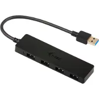 I-Tec USB 3.0 Metal 3-Port HUB met Gigabit RJ45 LAN-adapter